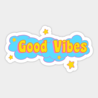 Good Vibes in the Sky Sticker